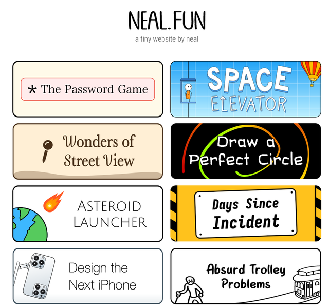 Fun Games - Neal Fun